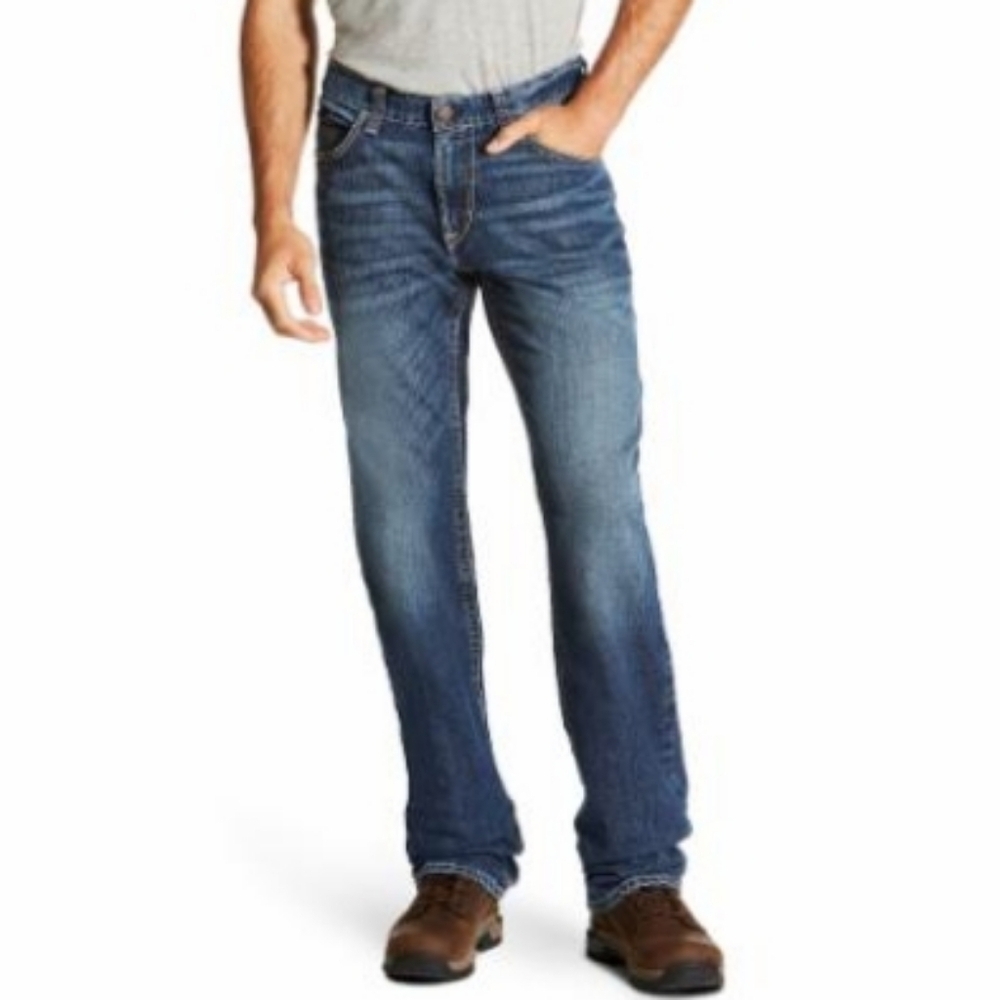 Ariat Relaxed Dura Stretch Flame Resistant Men's WorkBlue Jeans Size 36 x 34 NWT